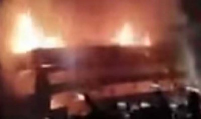 Middle-aged woman dies after Odisha-bound bus catches fire in West Bengal