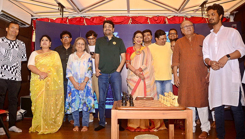 In Images: Announcement of Rituparna Sengupta, Chiranjit Chakraborty starrer 'Dabaru'