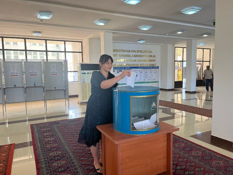 In Images: Uzbekistan presidential election