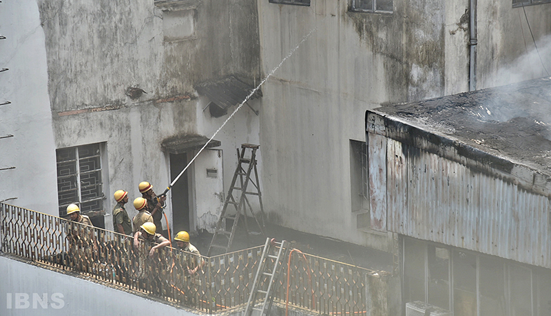 Kolkata: Fire breaks out at multi-storey building near Raj Bhavan