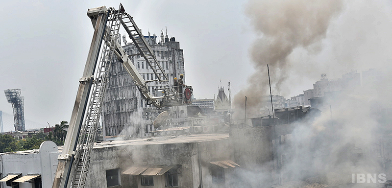 Kolkata: Fire breaks out at multi-storey building near Raj Bhavan