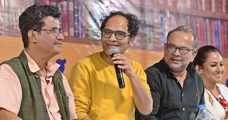 Trailer launch of Indranil Roychowdhury's Mayar Jonjal in Kolkata Book Fair