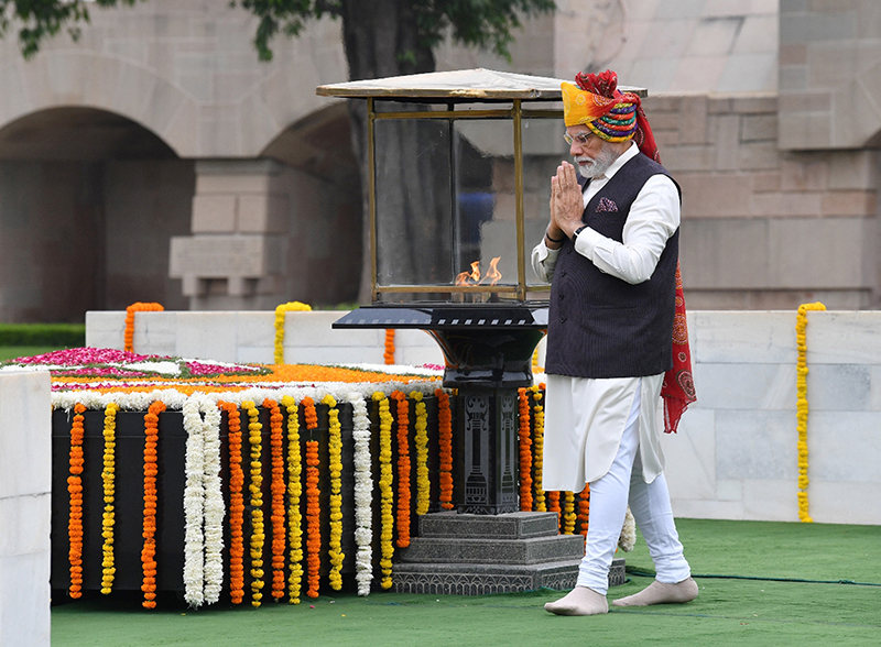PM Modi addresses nation from Red Fort as India celebrates Independence Day