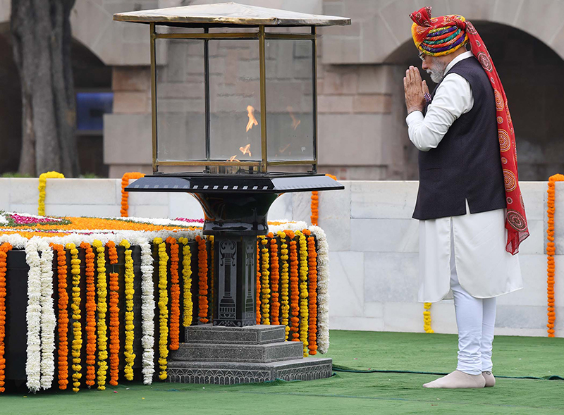 PM Modi addresses nation from Red Fort as India celebrates Independence Day