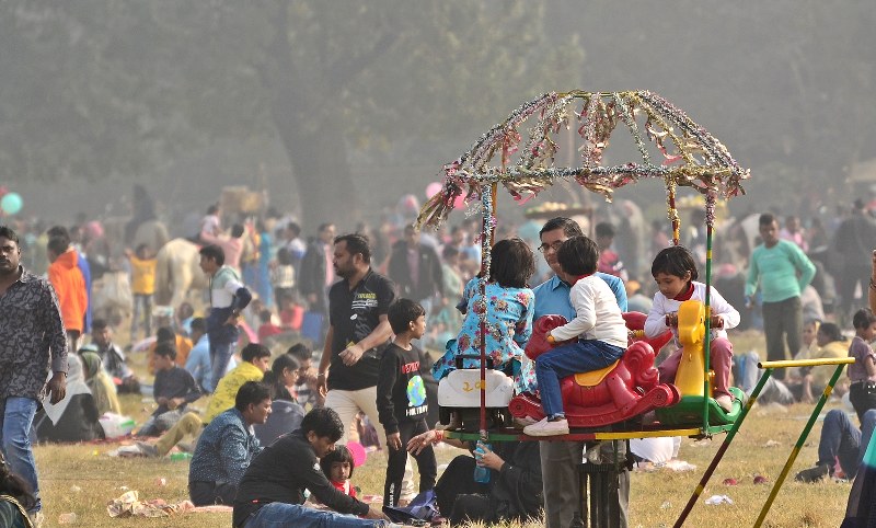 People in Kolkata welcome 2024