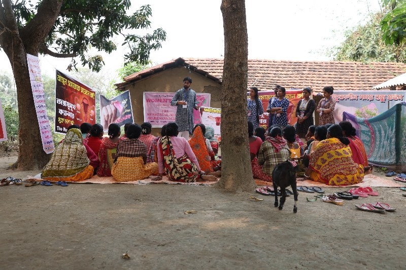 In Images: Bengal village women participate in menstrual hygiene awareness