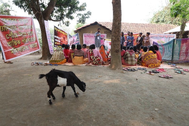 In Images: Bengal village women participate in menstrual hygiene awareness