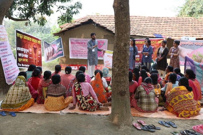 In Images: Bengal village women participate in menstrual hygiene awareness