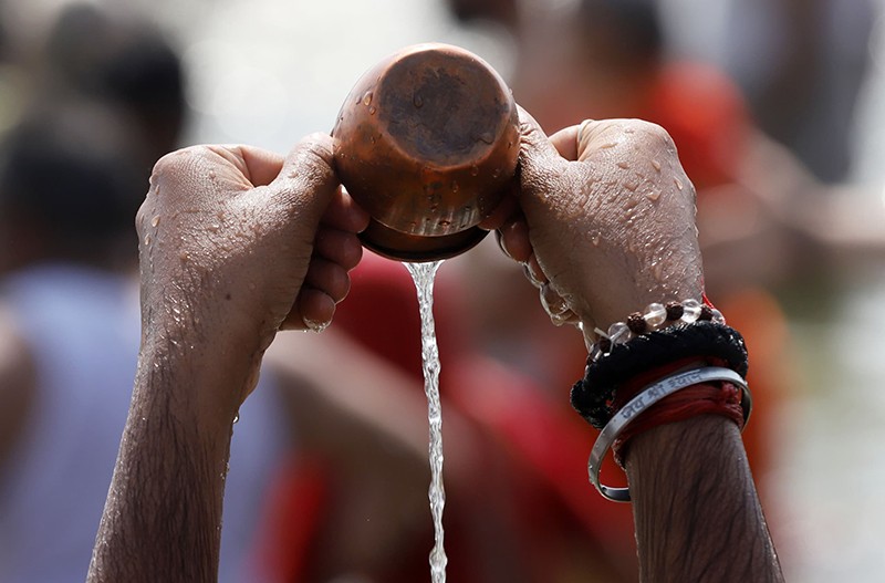 Glimpses of the final snan of Maha Kumbh