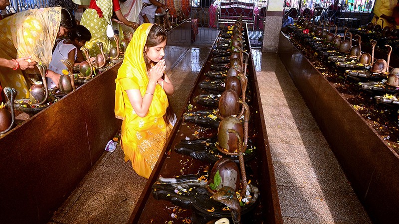 Hindu devotees celebrate Maha Shivratri in Kolkata