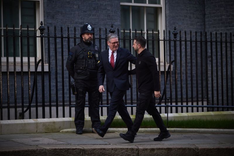 Keir Starmer with Zelenskky at Downing Street. Photo courtesy: Official X Keir Starmer with Zelenskky at Downing Street. Photo courtesy: Official X