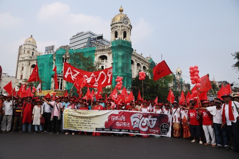 Left organisations host rally at iconic Brigade Parade Ground in Kolkata