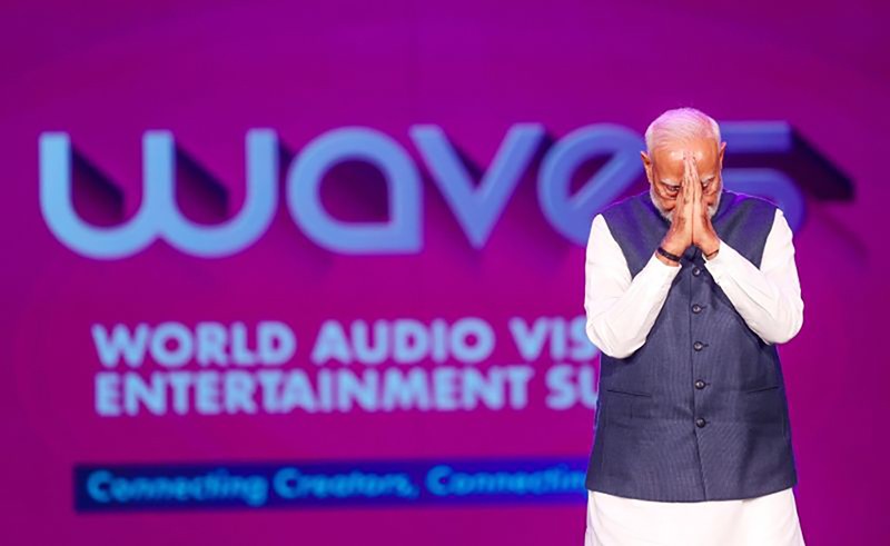 PM Modi inaugurates WAVES in Mumbai
