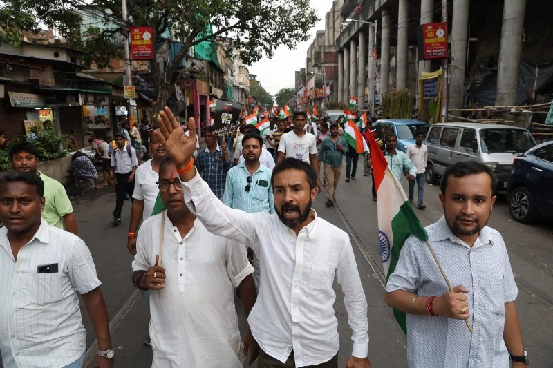 In Images: BJP supporters hold Tiranga Yatra in Kolkata to celebrate success of Operation Sindoor