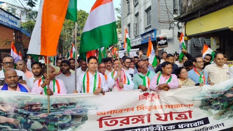 In Images: Shuvendu Adhikari leads 'Tiranga Yatra' hailing Operation Sindoor