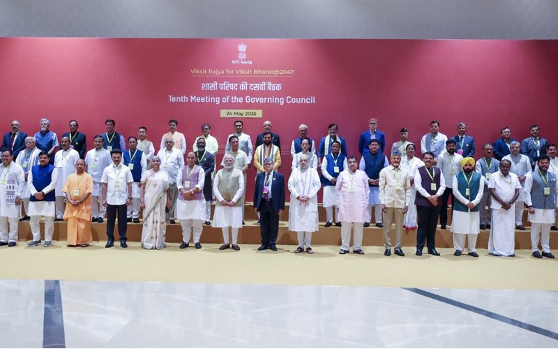 In Images: PM Modi chairs 10th Niti Aayog Council Meeting
