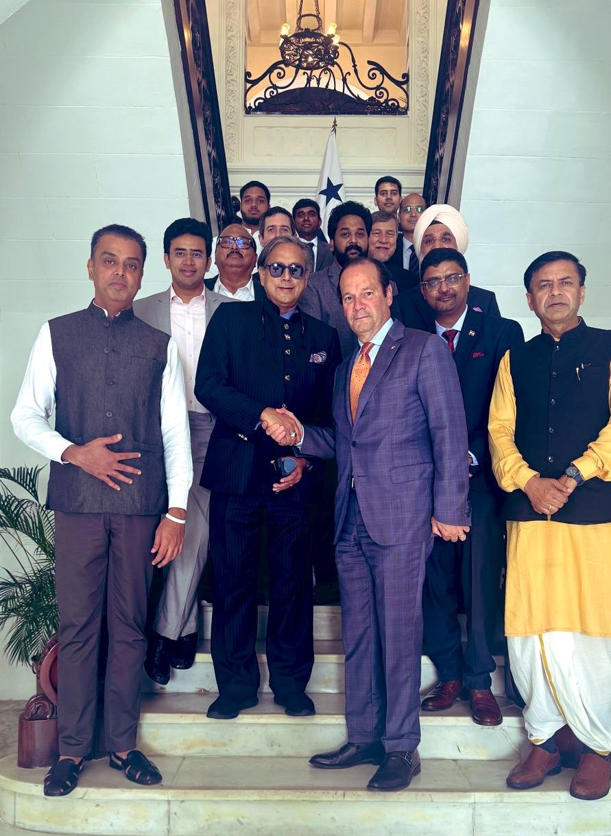 In Images: Tharoor-led delegation meets Panama President, seeks support against terrorism