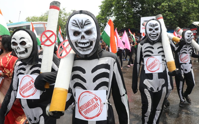 In Images: Kolkata observes anti-tobacco day