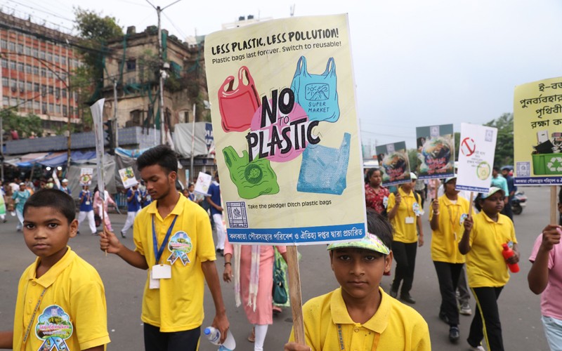 In Images: Kolkata residents rally on World Environment Day