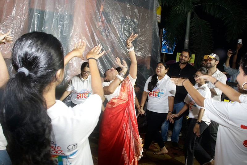 In Images: Flashmob event of Bengali film Raas