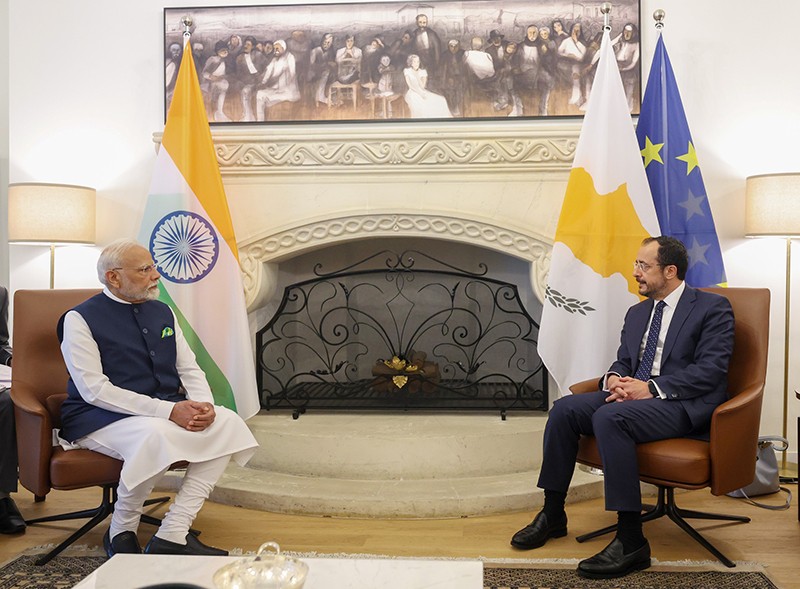 In Images: PM Modi conferred with highest honour of Cyprus