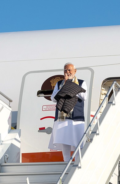 In Images: PM Modi arrives in Canada for G7 Summit
