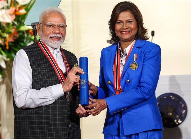 In Images: PM Modi conferred with Trinidad and Tobago national honour