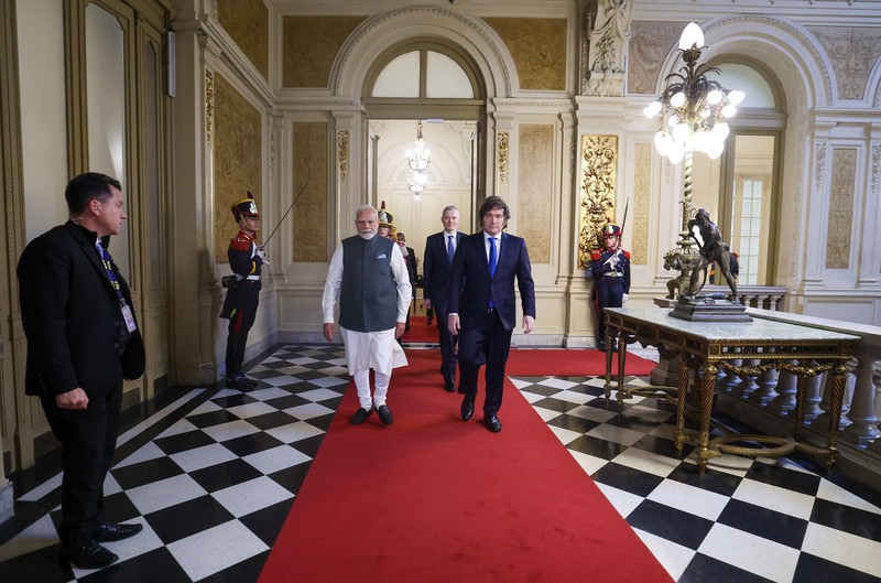 In Images: PM Modi meets Argentinian Prez Javier Gerardo Milei
