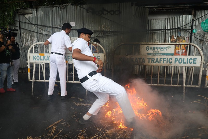 In Images: Bharat Bandh called by 10 trade unions