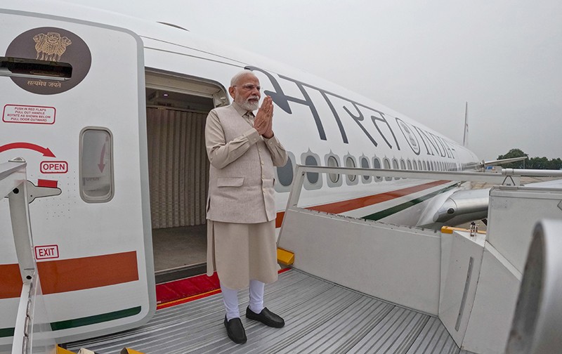 In Images: PM Modi departs for UK and Maldives visit