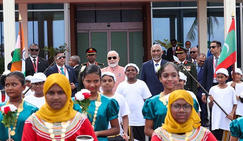 In Images: PM Modi receives warm welcome in Maldives