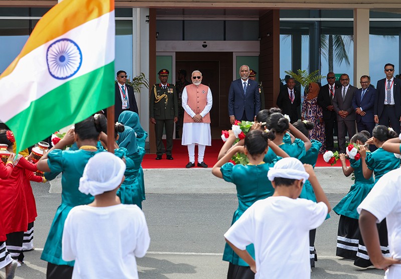 In Images: PM Modi receives warm welcome in Maldives