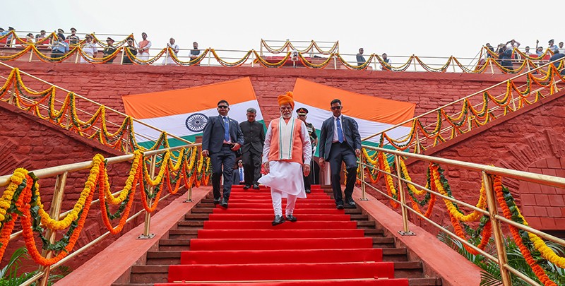 In Images: PM Modi addresses nation from Red Fort on 79th Independence Day