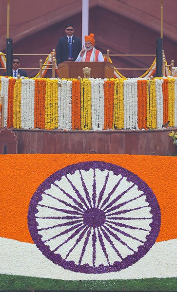 In Images: PM Modi addresses nation from Red Fort on 79th Independence Day