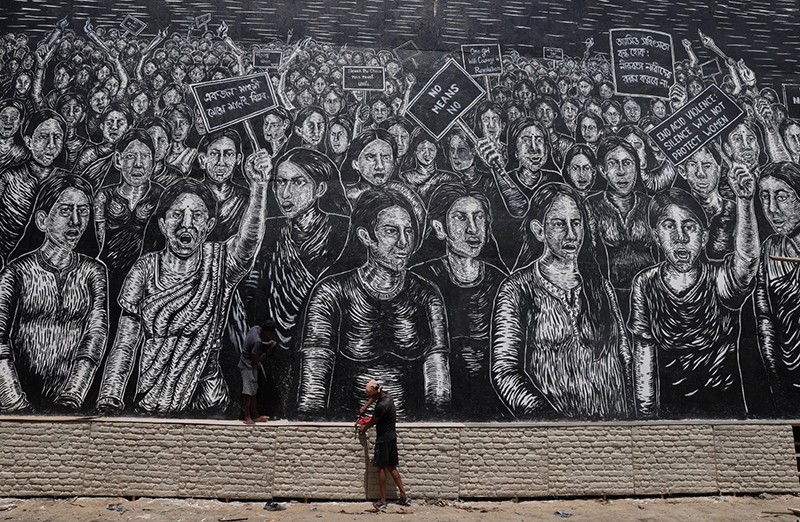 In Images: Kolkata artisan crafts Durga Puja pandal highlighting acid attack survivors’ rights