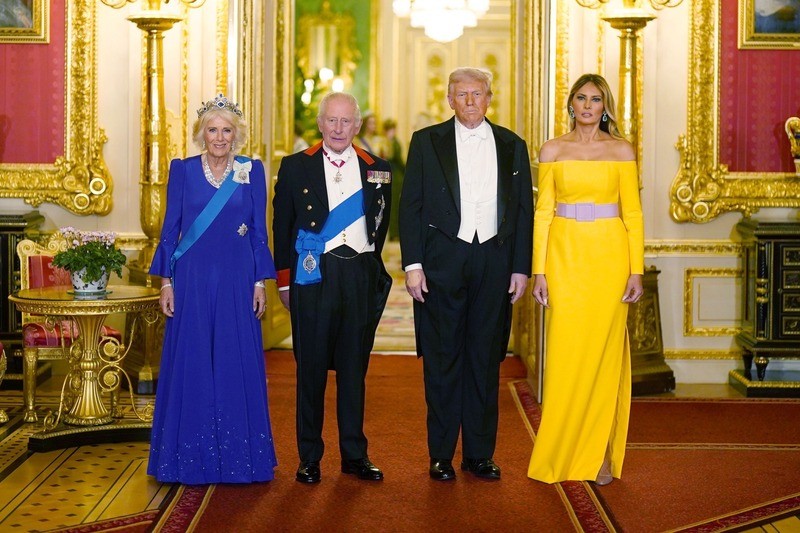 In images: King Charles III hosts President Trump and First Lady Melania at State Banquet in Windsor