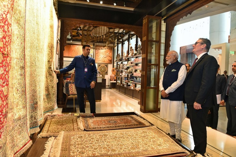 In Images: PM Modi and his UK counterpart Keir Starmer visit exhibition at Global Fintech Fest 2025