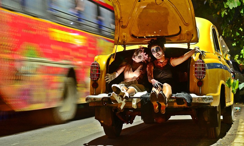 In Images: Kolkata celebrates Halloween with themed costumes