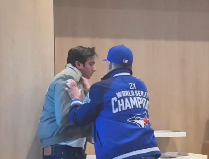 Indian man attacked inside McDonald outlet in Toronto. Photo: X/Videograb.