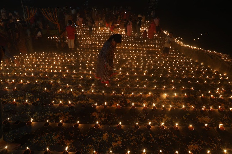 In Images: Devotees light-up the Ganges on Dev Deepawali in Kolkata