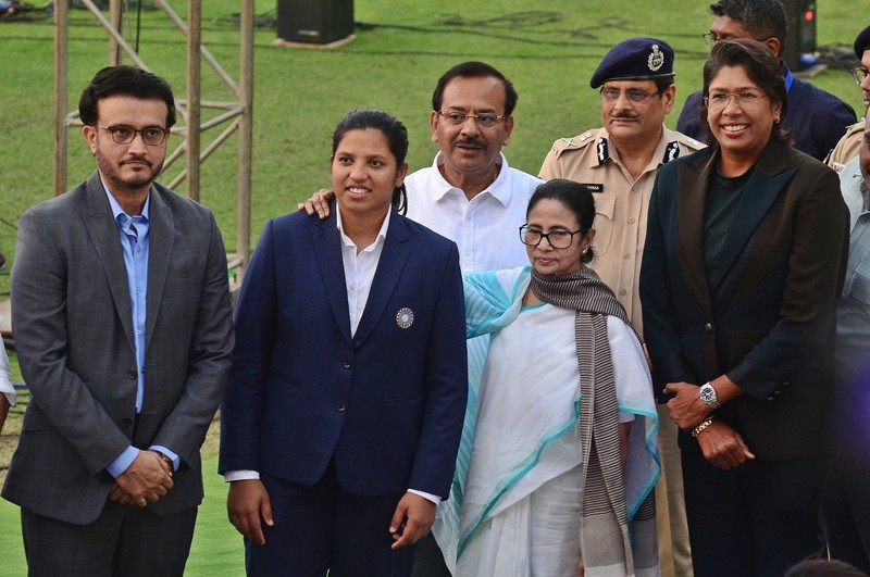 In Images: From cheers to honours — Kolkata hails World Cup hero Richa Ghosh at Eden Gardens