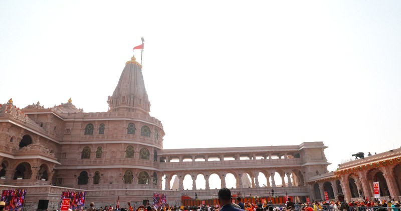 In Images: PM Modi raises saffron flag over Ram Mandir