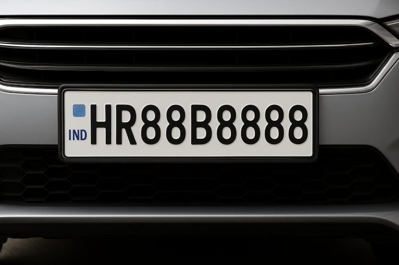 Haryana’s Rs 1.17-crore VIP number plate ‘HR88B8888’ returns to auction after the winning bidder defaults.