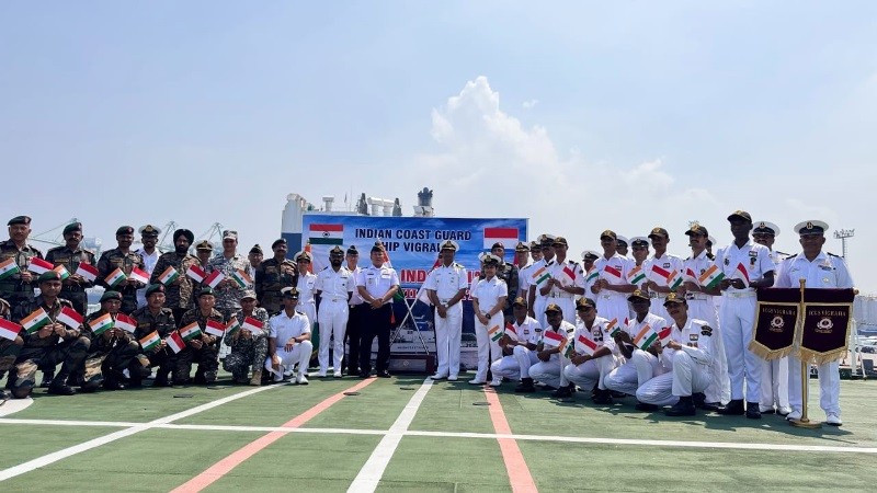 In Images: ICGS Vigraha undertakes operational visit to Indonesia during ASEAN deployment