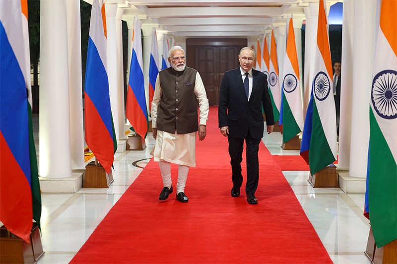 In images: PM Modi welcomes Vladimir Putin for India -Russia Summit