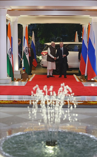 In images: PM Modi welcomes Vladimir Putin for India -Russia Summit
