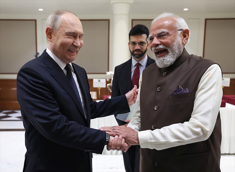 In images: PM Modi welcomes Vladimir Putin for India -Russia Summit