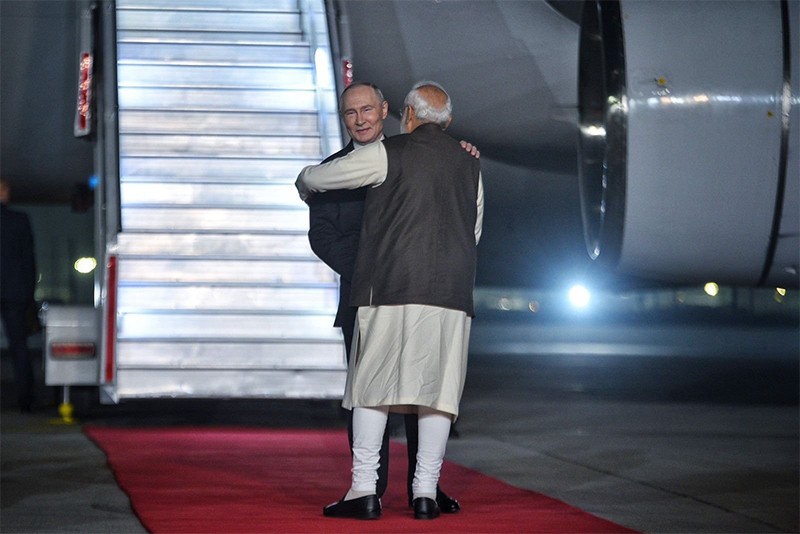 In images: PM Modi welcomes Vladimir Putin for India -Russia Summit