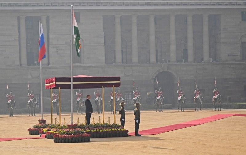 Vladimir Putin receives grand ceremonial welcome at Rashtrapati Bhavan — see the highlights!