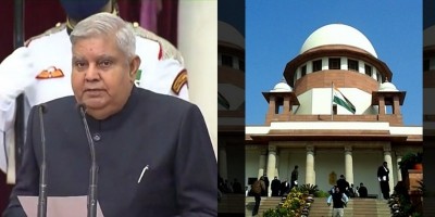 VP Jagdeep Dhankhar slams SC order on President’s role in state bills